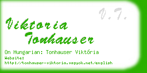 viktoria tonhauser business card